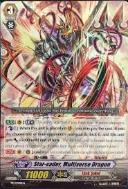 Star Vader Multiverse Dragon Cardfight Vanguard Cards Cardfight Vanguard Vanguard