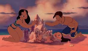 Lilo Nani And David At The Beach By Kade32 On Deviantart Lilo And Nani Lilo And Stitch 2002 Disney Animated Films