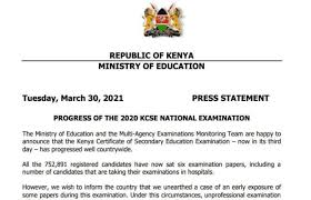 National fertilizers limited has released the management trainee result on its official website. Cs Magoha S Statement On Progress Of The 2020 Kcse Exams