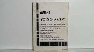 Manuel D Atelier Revue Technique Moto Pour Yamaha Yz 125 1990