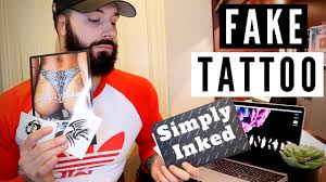 You can also request a free revision, if there are only slight inconsistencies in your order. Simply Inked Temporary Tattoo Review Youtube