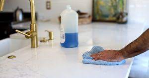> caring for & maintaining one quartz surfaces®. How To Clean Quartz Countertops Molly Maid