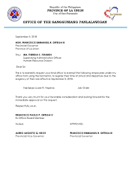 Supporters of francisco emmanuel 'pacoy' r. Request For Exemption From Biometrics