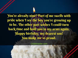 Birthday Message For My Son Turning 9 12 Lovely Happy 9th Birthday Wishes For Your Son Birthday Wishes Wishes For You Happy Birthday Son