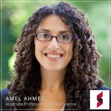 Amel Ahmed, Associate Professor of Political Science, will serve as a  public scholar with the Smithsonian Institution for "Voices and Votes:  Democracy in America," the upcoming Museum