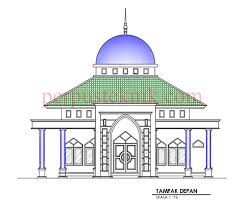 Detailnya yang sangat minimalis baik interior dan eksterior membuat masjid ini tetap estetis. 19 Gambar Masjid Ukuran 12x12