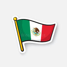 Ver más ideas sobre día de la bandera, bandera, mexico bandera. Bandera Nacional De La Etiqueta Engomada De Mexico Ilustracion Del Vector Ilustracion De Asta America 110233290