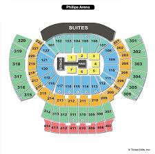 philips arena atlanta ga seating chart view