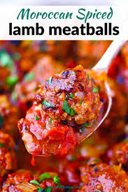 All the flavours of a tagine in meatball form, with the kick of homemade harissa and a cooling dollop of yogurt, from bbc good food magazine. Moroccan Lamb Meatballs In A Sweet Tomato Sauce Bowl Of Delicious