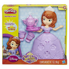 Play Doh Sofia The First Tea Party Set Disney Princess Royal Playdough Toy Videos Tea Party Setting Disney Princess Sofia Play Doh