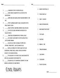 Terrific graphics and art direction; Civil Rights Quiz Worksheets Teaching Resources Tpt