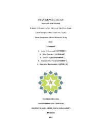 Pada kesempatan kali ini, penulis akan membahas tentang makalah hadits tentang pendidikan keluarga, yang mana di manusia diciptakan oleh allah mempunyai sifat mencintai anaknya. Pdf Makalah Iman Kepada Allah Raka I Q B A L Syamsuddin Academia Edu
