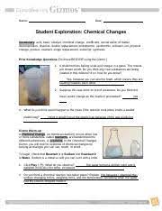 Learn vocabulary, terms, and more with flashcards, games, and other study tools. Chemicalchangesse Mh Doc Name Date Student Exploration Chemical Changes Vocabulary Acid Base Catalyst Chemical Change Coefficient Conservation Of Course Hero