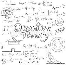 Quantum Theory Law And Physics Mathematical Formula Equation Doodle Handwriting Icon In White Isolated Backgro Physics And Mathematics Physics Science Doodles