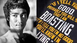 Roots of Fight Bruce Lee Boast Quote Shirt