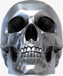 Silver Skull Vector Skull Vector Silver Skull Png And Vector With Transparent Background For Free Download Metal Skull Skull Skull Pictures