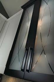 The Frosted Background Of Our Silhouette Glass Cabinet Insert Is Lightly Etched With A C Glass Kitchen Cabinet Doors Glass Kitchen Cabinets Glass Cabinet Doors