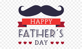 Here's to all the great men, happy father's day! Happy Fathers Day Background Clipart Father Hair Text Transparent Clip Art