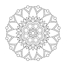 Click on each link or the image to be taken to the website where you can print each individual coloring page. Simple Flower Mandala Coloring Page Novocom Top