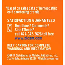 Zinc turns out to have some worrisome side effects, too. Zicam Cold Remedy Rapidmelts Cvs Pharmacy