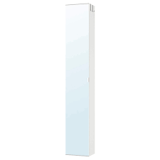 You can decide what fittings you want inside, like adjustable shelves and drawers. Lillangen High Cabinet With Mirror Door White 11 3 4x8 1 4x70 1 2 Ikea