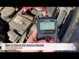 Turn the vehicle's key to the run position and check the multimeter. How To Check Car Battery Health Youtube