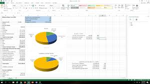 Below Is The Balance Sheet And The Pie Charts The