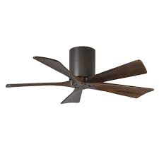 Hunter fan company 51061 hunter 42 low profile iv ceiling fan, new bronze finish. Atlas Irene 5 Hugger Ceiling Fan With Remote Control Textured Bronze 42