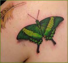 Green Butterfly Tattoo Tattoos Butterfly Tattoo Realistic Butterfly Tattoo Butterfly Tattoo Designs