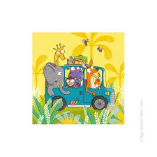 Continuons la visite de notre belle maison. Petit Tableau Jungle Dans Le Bus Decoration Jungle Chambre Bebe Serie Golo