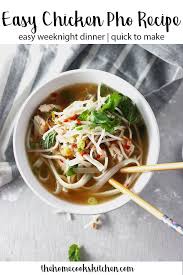 Easy Chicken Pho Recipe Easy Chicken Pho Recipe Pho Recipe Easy Pho Recipe