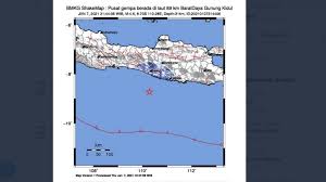 Bali diguncang gempa 4,9 sr, pusatnya di jembrana. Gunung Kidul Diguncang Gempa Bermagnitudo 4 6