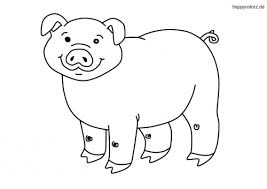 Schwein Malvorlage Kostenlos Schweine Ausmalbilder