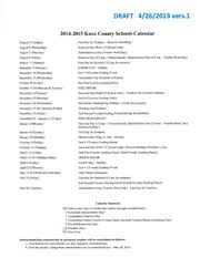 Proposed Knox County Schools Calendar For The 2014 2015 School Year School Calendar Knox County School Year