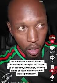 Director Trevor at Diani with his girlfriend Yvonne.