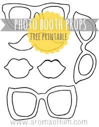 Birthday Photo Booth Props Printable Templates A Sweet Fragrance Make Your Own Photo Booth Props Printable Included Photo Booth Props Photo Booth Booth Props