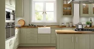 Green And Timber Kitchens Google Search Green Kitchen Cabinets Kitchen Cabinet Colors Rustic Kitchen