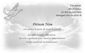 Carte Remerciement Deces Gratuit Modele Coucher Carte De Remerciement Deces Carte Remerciement Remerciement Deces