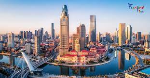 The Winter Is Coming To Tianjin Although The Weather Is Gradually Colder The Stunning City Views Still Appea City View San Francisco Skyline New York Skyline