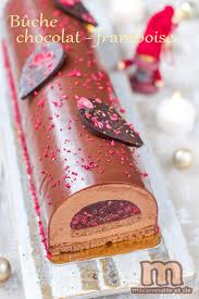 Buche Chocolat Framboises Macaronette Et Cie Chocolat Framboise Buche Chocolat Framboise Recette Dessert Noel