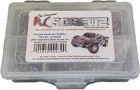 Choose the paypal credit option and get up to 6 months financing to pay off your purchase with zero percent interest. Amazon Com Rcscrewz Stainless Steel Screw Kit Tra039 Compatible With Traxxas Slash 4x4 68086 Toys Games