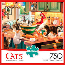 Charles wysocki's americana buffalo games 500 piece puzzle. Cats Kitten Kitchen Capers 750 Piece Jigsaw Puzzle Buffalo Games