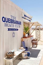 The Quebramar Beach Club Costa Nova Aveiro Strand Hutte Beach Club Gartenhaus