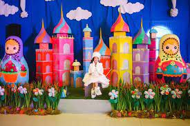 Russian party russian wedding russian tea russian winter russian style party centerpieces table decorations. Matryoshka Doll Birthday Party Kara S Party Ideas Russian Party Doll Party Matryoshka Doll