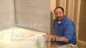 Frame an area in which to install the tub. Lawson Bath Installation Youtube