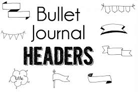 A bullet journal banner can dress up a heading, title or date, with just a few simple lines. Bullet Journal Guide To Answer All Of Your Questions About Bujo