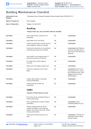 Do capacity planning, easily prepare weekly and daily maintenance plans. Free Building Maintenance Checklist Better Than Pdf Excel Word