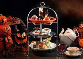 Tastes Of Halloween And Fall Autumn Afternoon Tea At 5 Luxury Hotels In Osaka Live Japan Travel Guide In 2021 Afternoon Tea Afternoon Tea Stand Halloween Themed Desserts