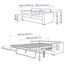 Fodera asportabilefodera divano 2posti/elemento letto/fodera per bracciololavabile in lavatrice, max 40°c, azione meccanica normale.da lavare separatamente.non. Vimle Divano Letto A 2 Posti Dalstorp Fantasia Ikea It