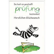 Die meisten situationen bewältigen können, denen man auf reisen. Lustige Gluckwunschkarte Bestandene Prufung